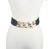 Ceintures de mode chaîne ceinture élastique en métal taille ceintures pour femmes dames manteau robe ceinture ceinture