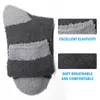 Yuedge erkek kabarık çoraplar yumuşak polar rahat bulanık termal sıcak uyku yatağı erkekler için 37 eu5 pairspack 240103