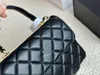 2023 Fashion Portable Organ Bag Large Capacity Luxury Design Designer Bag Soft Sticky Chain Bag Diamond Plaid Bag Versatile Goddess Bag