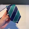 Neck Ties Designer Stripe Printed Silk Tie Handgjorda slips Tillbehör Hot Selling Style 88xy