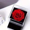 Love Heart Necklace With Luxury Rose Box 100 Languages ​​I Love You Projection Jewelry for Girlfriend 2023 Christmas Romantic Gift 240104