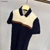 Nuovo vestito da ragazza gonna da bambino con risvolto di alta qualità Taglia 110-160 abiti da bambino firmati Maglietta POLO a maniche corte per bambini Jan10