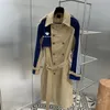 designer luxe dames trenchcoat jas jas vrouwelijke casual lange loopgravenjas