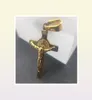 2020 Högkvalitativ vinrankan 18K Guldkedjan halsband Jesus religiös hänge halsband för kvinnor män charma fina smycken gåvor7829254