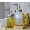 Liquid Soap Dispenser Light Luxury Glass Kitchen Shampoo Shower Gel Dispensing Bottle Hand Sanitzer Holder Bathroom Accessories