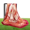 LuxuryHigh Quality 100 Silk Scarf Brand Famous Designer Horse E Print Pattern Square Scarf Womens Scarves For Gift Size 90x90cm 8090375