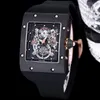 5A Richardmile Watch RM017 TOURBILLON extra platt manuell lindningsrörelse rabattdesigner armbandsur för män kvinnors klockor Fendave