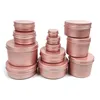 Metal Tin Can Container Round Aluminum Jar Can 10g 15g 20g 25g 30g 50g 60g 80g 100g Stored Cosmetic Aluminium Tins