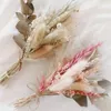 Fleurs décoratives 2 pièces séchées centres de table de mariage Boho Mini bouquets de demoiselle d'honneur pays Vintage boutonnière maison arrangements floraux bricolage