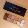 Concealer concealer Veronni ansikte kontur 12 färger palett makeup cover foundation ljusener full för kvinnor 230815