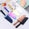 Colored Stainless Steel Cake Cutter Cake Server Cake Knife Party Festival Wedding LL
