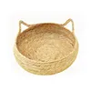 Four Seasons Cat Bed Tkanin Wyjmowany tapicerka do spania Dom Scratch Floor Rattan Cats Cats Products Akcesoria Y240103