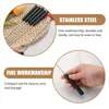 Forks 6Pcs Long Handle Fruit Dessert Metal Barbecue Skewers Roasting Stick Household Pot Kitchen Gadget