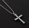 Vine Goth Pendant Halsband smycken charm antika silverfärg religiös halsband kvinnor män kedjor6220974