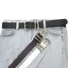Cintos Decoração Lado Lado Vestido Y2K Estilo Mulheres Cintura Cintura Coreana Fivela De Metal Homens