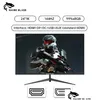 Monitory calowe IPS 144 Hz 1ms FHD 1920 1080 Slim PS4 LCD Monitor gier komputerowych sportowiec kurczak SN SN DROP Komputery Networking DHHQB