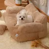 Casa de invierno para gatos, sofá cama para perros de peluche, lavable, cálido, nido para mascotas, cojín cómodo y grueso, muebles para dormir 240103