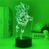 Genshin ImpactゲームキャラクタースタンドモデルプレートKlee Diluc Venti Qiqi Barbara Zhongli Xiao Acrylic Standing Sign LED Night Light Y8016796