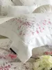 Set di biancheria da letto 1000TC Lyocell Cotton Chic Flowers Set di stampa Copripiumino Lenzuolo Federe Morbida setosa di alta qualità