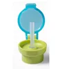 Vattenflaskor Portabelt spill Proof Juice Soda Bottle Twist Cover Cap med halm säker dryck Sippy matning för barn
