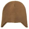 保護キャップのためのベレー帽のソリッドカラー耳暖かい秋と冬のサイクリングランニングハットメン