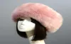 ベレー帽の女性ファッションロシアの太い暖かいビーニーヘッドバンドyフェイクファーボンバーハット空のトップヘッドスカーフ冬のski6796683