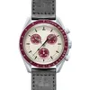 Высочайшее качество 1 и 1 настоящие биокерамические часы Moonswatch, водостойкий хронограф, люксовый бренд, кварцевые часы с планетой для omegas x swatches