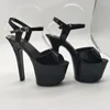 Sandals LAIJIANJINXIA 17CM/7inches PU Upper Fashion Sexy Exotic High Heel Platform Party Women Pole Dance Shoes G002