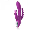 Hip Hot Rabbit Vibrator for Women G-Point Clitoral Stimulation Massage Stick Masturbator Sex Toys Products Toy 231129