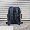 Bola de pacote da Marinha Tumiis Back Back Mens Bookbag Livros de luxo 2603578 Bolsas de designers Alpha3 Series Blue Contrast Backpack Bolsa de Computação de Moda Masculina 3VHP