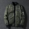Chaqueta Bomber Ma1, piloto de la Fuerza Aérea, avión, vuelo, patrón bordado, uniformes de béisbol, chaqueta de ropa de trabajo al aire libre de otoño 240103