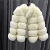 Women's Fur Femme Hiver 2024 Chaud Faux Coat Women Fourrure Clothing Tops Manteau