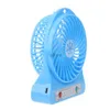 Electric Fans Portable LED Light Mini Fan Air Cooler Mini Desk USB Fan Third Wind USB Fan Rechargeable ABS Portable Office Outdoor Home YQ240104