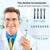 Sonic escova de dentes elétrica inteligente ultra sônica dental branqueamento recarregável adulto escova sarmocare s100 240104