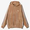 Hoodies للرجال 2024 Velvet Awge Needles Hoodie Gen Women 1: 1 جودة الفراشة التطريز