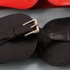 Pasy retro elastyczne pu skórzany pasek rozciągliwy szerokie talia z klamrą stopową