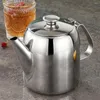 Butelki wodne Kettle ze stali nierdzewnej Mały garnek herbaciany Travel Teapot z uchwytem nowoczesny miotacz do domu kuchennego