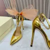 Gianvito Rossi sandales à talons aiguilles 8.5 cm chaussures habillées talon pour femmes sandales de créateur de luxe sangle de pied à talons chaussures à glissière arrière