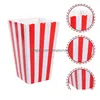 Geschirr-Sets 10 Stück Popcorn-Kartonbehälter Filmnacht Eimer Thema Partyzubehör Halter Streifen Pipeiro Kit Drop Lieferung Dhw9T