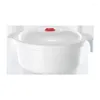 Caja de vajilla segura segura conveniente bolsillo multipropósito Vapor innovador para el almuerzo de cocina de arroz y bollos al vapor