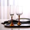 Bicchiere creativo con bicchiere da vino con diamante Bicchiere da vino alto in cristallo Bicchiere da champagne Home Restaurant Bicchiere da vino Bicchiere da banchetto per feste 240104