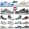 mit Box Designer-Freizeitschuhe Skelet Bones Runner Damen Herren Sportschuhe Sneakers Skel Low Laufschuhe Echtes Leder Lace Up Sneakers Trainer