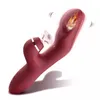 Vibrador para mujer Arrebatamiento Privado Orgasmo Masturbación Masaje Palo Doble extremo Frecuencia variable Vibración Chupando Miel Frijol Estimulante 231129