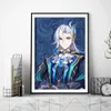 Neuvillette Genshin Impact Game Poster Gallery Gedrukte Muur Canvas Afbeeldingen Woonkamer Stickers 240104