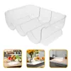 Kitchen Storage 2 Pcs Drink Holder Soda For Refrigerator Fridge Can Organizer Pantry Rack Drinks