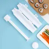 1pc DIY Sushi Making Machine Kitchen Tool Maker Quick Bazooka Japanese Rolled Rice Meat Mold Bento Accessories 240103