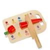 子供の果物野菜を切るおもちゃのロールプレイシミュレーションキッチンのふりをするおもちゃ木製磁気セットゲームギフト240104