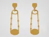 Designerörhängen för kvinnor Guld pappersklipp Pendent örhängen mode män dinglar örhänge lyxiga hoops smycken v studs 925 silver eller1896723