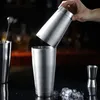 Cocktail shaker bar boston conjunto de vidro bartender acessórios para mesa de casa 240104