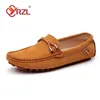 YRZL Loafer Männer Große Größe 48 Weiche Fahren Mokassins Hohe Qualität Wohnungen Echtes Leder Schuhe Männer Slip-on Wildleder mokassins für Männer 240104